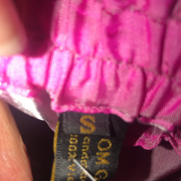 RUFFLED VIETNAM SILK SKIRT - Picture 4 of 4